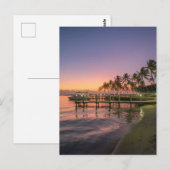 West Palm Beach, Florida, Sunset Postkarte (Vorne/Hinten)