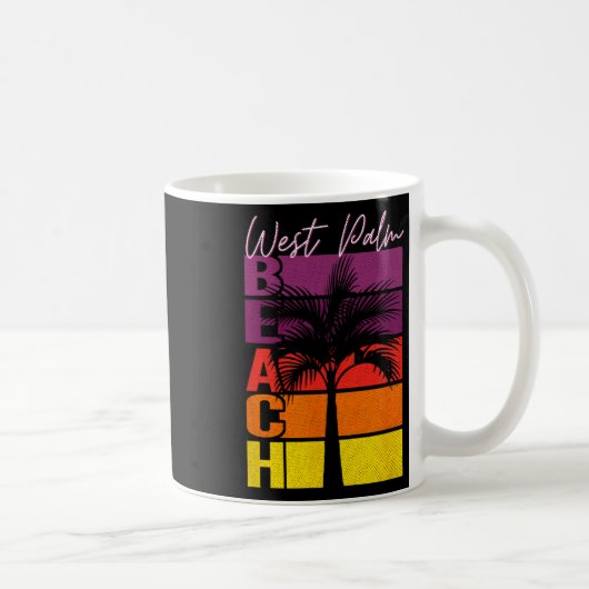 West Palm Beach Florida Surfen  Kaffeetasse (Rechts)