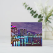 West Palm Beach, Florida, USA Postkarte (Stehend Vorderseite)