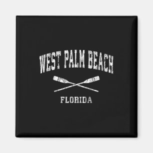West Palm Beach Florida Vintage Wasserpaddel S Magnet