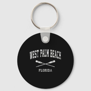 West Palm Beach Florida Vintage Wasserpaddel S Schlüsselanhänger