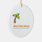 West Palm Beach Keramik Ornament (Rechts)