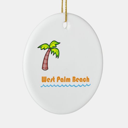 West Palm Beach Keramik Ornament (Rechts)