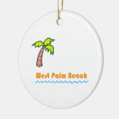West Palm Beach Keramik Ornament (Links)