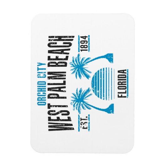 West Palm Beach Magnet (Vertikal)