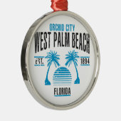 West Palm Beach Ornament Aus Metall (Rechts)
