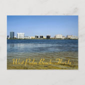 West Palm Beach reflektiert vom Clear Lake Postkarte (Vorderseite)