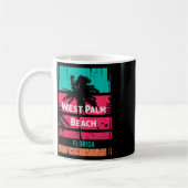 West Palm Beach Souvenir - Erinnerung Florida Kaffeetasse (Links)