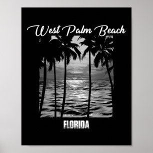 West Palm Beach Souvenir - Florida Erinnerung _1 Poster