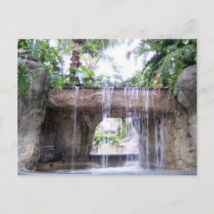 West Palm Beach Tropische Wasserfallszene Postkarte