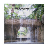 West Palm Beach Waterfall Fliese (Vorderseite)
