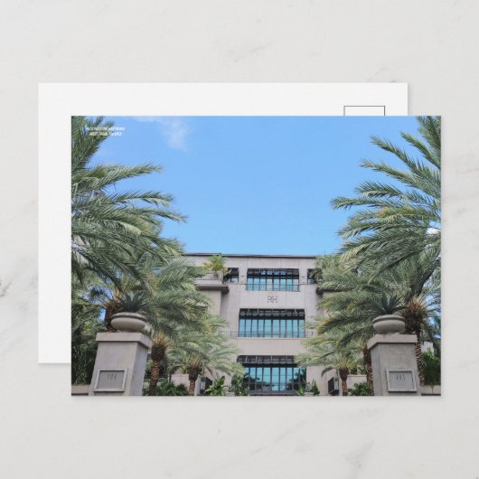 West Palm Oasis Postkarte (Vorne/Hinten)