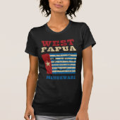 West-Papua-Fahne T-Shirt (Vorderseite)