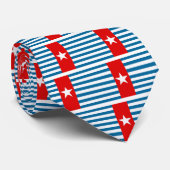 West Papua Flag / Morgenstern Krawatte (Gerollt)