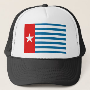 West Papua Flag / Morgenstern Truckerkappe