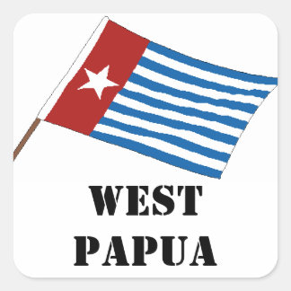 West Papua Morning Star Flag Sticker