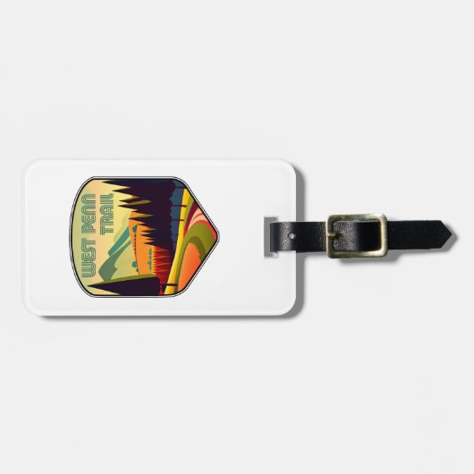 West Penn Trail Pennsylvania Colors Gepäckanhänger (Vorderseite horizontal)