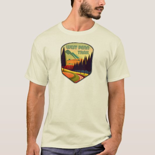 West Penn Trail Pennsylvania Colors T-Shirt (Vorderseite)