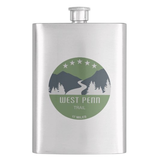 West Penn Trail Pennsylvania Flachmann (Vorderseite)