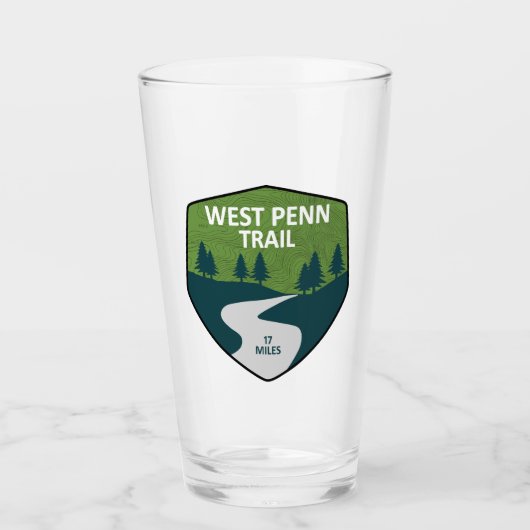 West Penn Trail Pennsylvania Glas (Vorderseite)