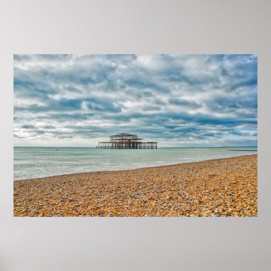 WEST PIER - BRIGHTON & HOVE, OSTSUSSEX POSTER (Vorne)