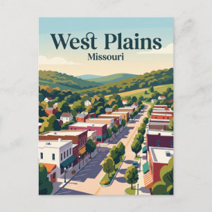 West Plains, Missouri Postkarte