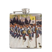 West Point-Kadett-kundengerechter Text Flachmann (Vorderseite)