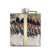 West Point-Kadett-kundengerechter Text Flachmann (Rückseite)