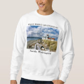 West Point-Leuchtturm, Washington Sweatshirt (Vorderseite)