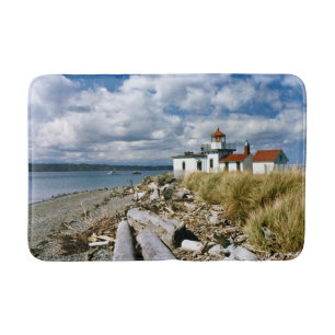 West Point Lighthouse, Washington Bath Mat Badematte
