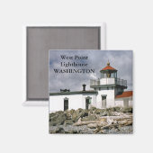 West Point Lighthouse, Washington Magnet (Vorderseite/Rückseite)