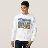 West Point Lighthouse, Washington Sweatshirt (Vorne ganz)