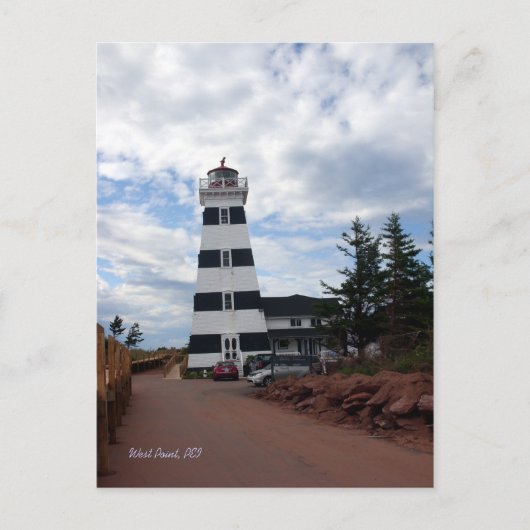 West Point, PEI Postkarte (Vorderseite)