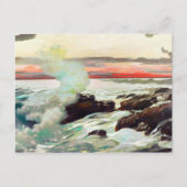 West Point, Prout's Neck von Winslow Homer Postkarte (Vorderseite)