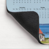 West Quoddy Head Leuchtturm – 2026 Kalender Mousepad (Ecke)