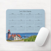 West Quoddy Head Leuchtturm – 2026 Kalender Mousepad (Mit Mouse)
