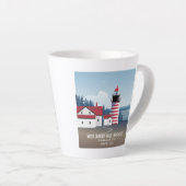 West Quoddy Head Leuchtturm Milchtasse (Rechte Ecke)