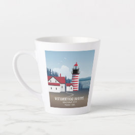 West Quoddy Head Leuchtturm Milchtasse
