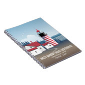 West Quoddy Head Leuchtturm Notizblock (Rechte Seite)