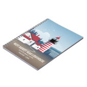 West Quoddy Head Leuchtturm Notizblock (Linke Seite)