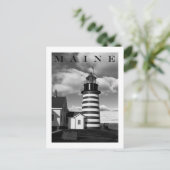 West Quoddy Head Leuchtturm Postkarte (Stehend Vorderseite)