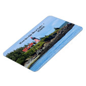 West Quoddy Head Light, Maine Premium Flexi Magnet (Linke Seite)