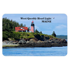 West Quoddy Head Light, Maine Premium Flexi Magnet