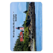 West Quoddy Head Light, Maine Premium Flexi Magnet (Vertikal)