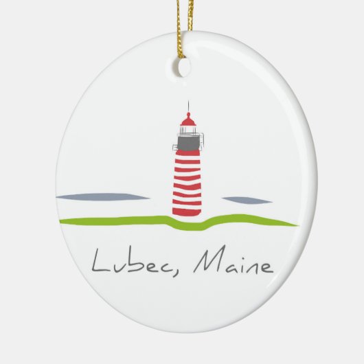 West Quoddy Head Light Ornament (Links)