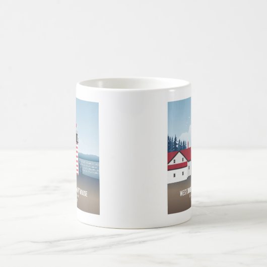 West Quoddy Head Lighthouse Kaffeetasse (Mittel)