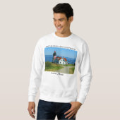 West Quoddy Head Lighthouse, Lubec Maine Sweatshirt (Vorne ganz)