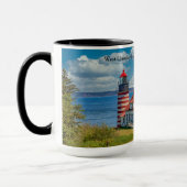 West Quoddy Head Lighthouse, Lubec, Maine Tasse (Links)