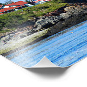 West Quoddy Head Lighthouse, Maine Fotodruck (Ecke)