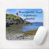 West Quoddy Head Lighthouse, Maine Mousepad (Mit Mouse)